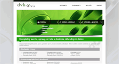 Desktop Screenshot of dvkvservis.sk