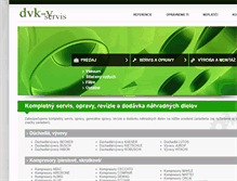 Tablet Screenshot of dvkvservis.sk
